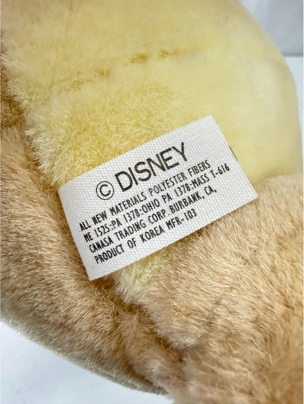 Vintage Disney Rescuers Down Under Jake Kangaroo Plush Toy 16” Macy’s Exclusive